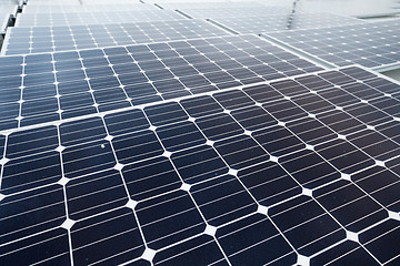 Image showing Solar panel close up