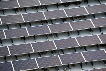 Image showing Solar panel on roof top