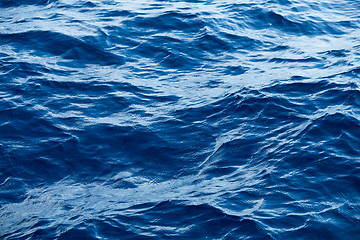 Image showing Blue sunny sea