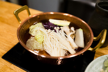 Image showing Japanese Sukiyaki