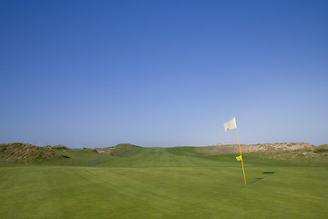 Image showing Green in a golf course