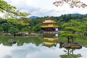 Image showing The Golden Pavilion in Kyoto - Japan