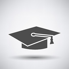 Image showing Graduation cap icon 