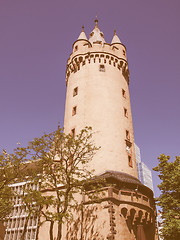 Image showing Eschenheimer Turm, Frankfurt vintage