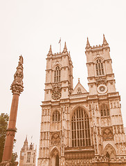 Image showing Westminster Abbey vintage