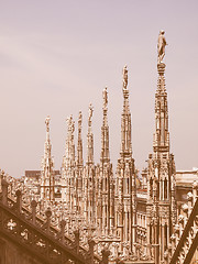 Image showing Duomo, Milan vintage