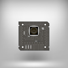 Image showing Circuit Isolated. Part of Computer