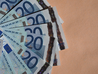 Image showing Twenty Euro notes