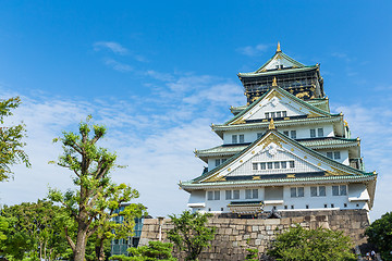 Image showing Osaka castle