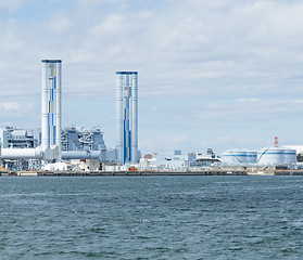 Image showing Seaside industry