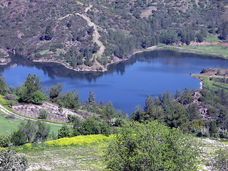 Image showing Blue lake 7. Cyprus