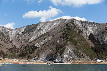 Image showing Lake Shoji in Japan