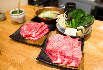 Image showing Shabu Shabu and Sukiyaki, Japanese food