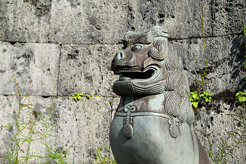 Image showing Lion statue