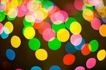 Image showing Colorful Bokeh Lights