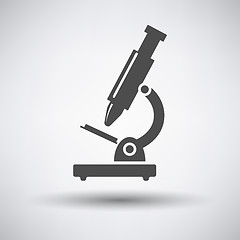 Image showing School microscope icon