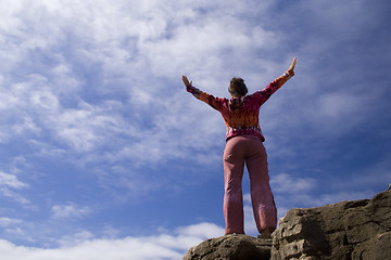 Image showing Girl freedom