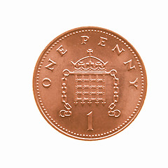 Image showing  Coin isolated vintage