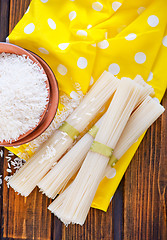 Image showing rice noodles