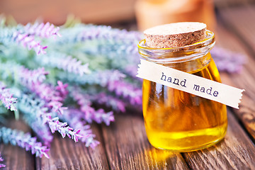 Image showing lavender oil