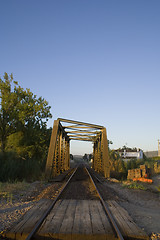 Image showing Railroad bridge