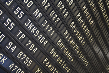 Image showing Airport board