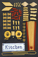 Image showing Dried Tomato and Wheat Pasta  