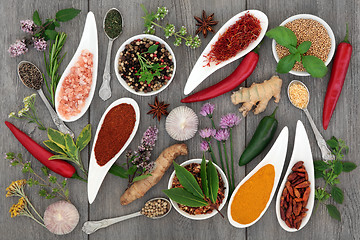 Image showing Food Seasoning with Herbs and Spices