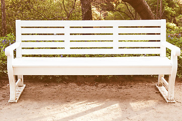 Image showing  Bench picture vintage