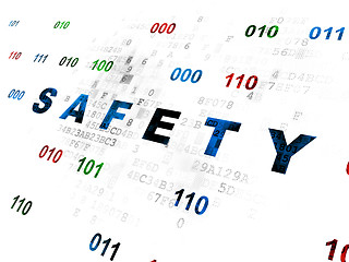 Image showing Safety concept: Safety on Digital background