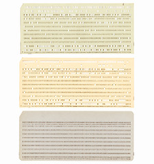 Image showing  Punched card vintage