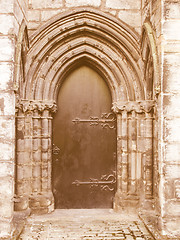 Image showing Glasgow cathedral vintage