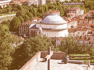 Image showing Turin view vintage