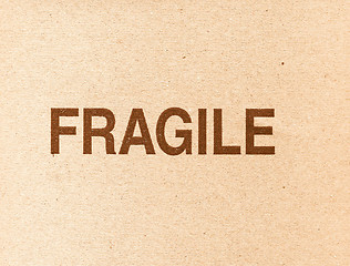 Image showing  Fragile vintage