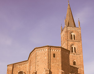 Image showing San Domenico church in Chieri vintage