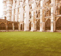 Image showing Westminster Abbey vintage