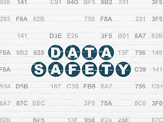 Image showing Information concept: Data Safety on wall background