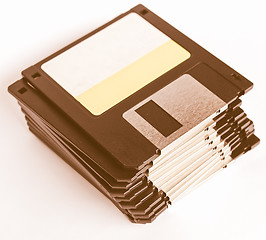 Image showing  Floppy disk vintage