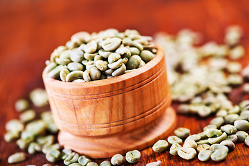 Image showing green coffee beans