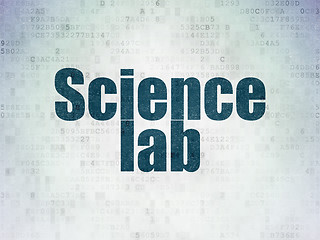 Image showing Science concept: Science Lab on Digital Paper background