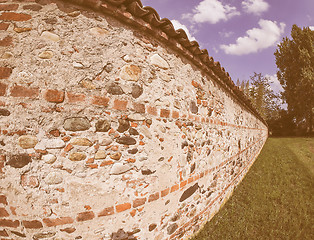 Image showing  Old wall vintage