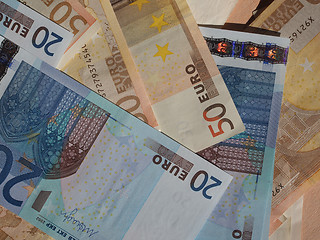 Image showing Fifty and Twenty Euro notes