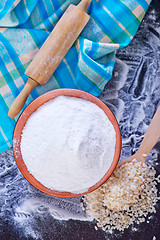 Image showing rice flour