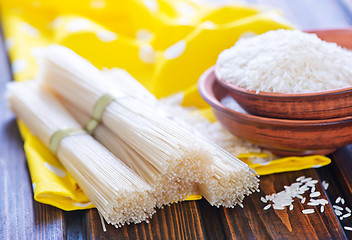 Image showing rice noodles