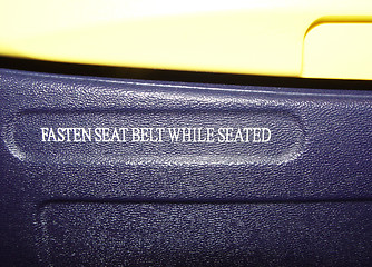 Image showing fasten seat belt