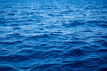 Image showing Blue sea surface