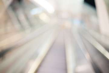 Image showing Blur view of Escalator