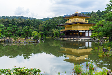 Image showing Golden Pavillion in Kyoto Japan