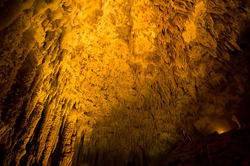 Image showing Stalactites inside gyukusendo cave