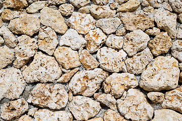 Image showing Stacked Stone Wall